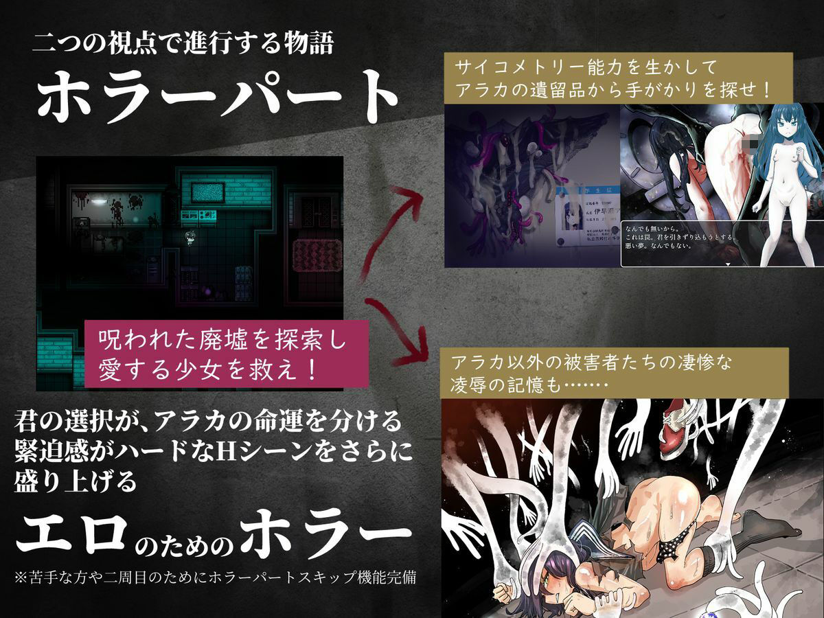 淫界人柱アラカ〜●●退魔師ホラー探索RPG〜