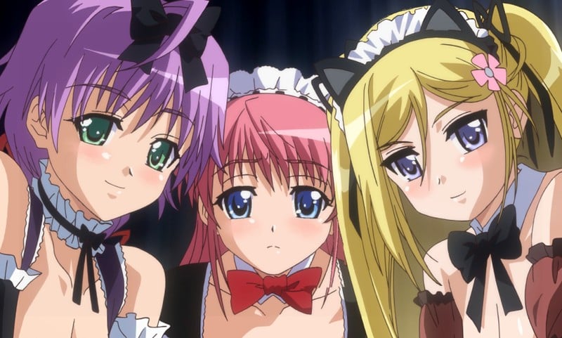 彼女×彼女×彼女 ~三姉妹とのドキドキ共同生活~ 第二話 都会はトイレ、保健室、メイドパラダイス