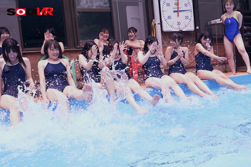 【VR】プールの時間VR 大増量100分 13名SP