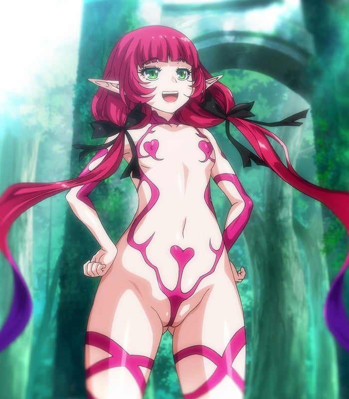 OVAようこそ!スケベエルフの森へ #3 エルフとダークエルフの全面対決! 救世主様と『らぶらぶ子作り対決』◆