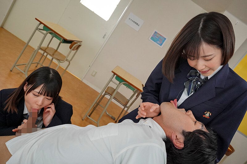 よだれをた~っぷり飲ませてくれる制服美少女のとろっとろベロちゅう唾液性交 横宮七海 沙月恵奈