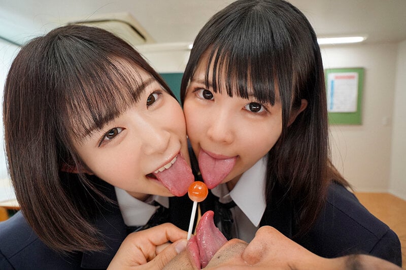 よだれをた~っぷり飲ませてくれる制服美少女のとろっとろベロちゅう唾液性交 横宮七海 沙月恵奈