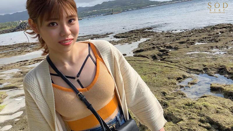 【夏といえば水着!SODstar全員ビキニ祭】ドキドキの初露出!アスリート‘新海咲’ 南国イチャラブデートで露出SEX