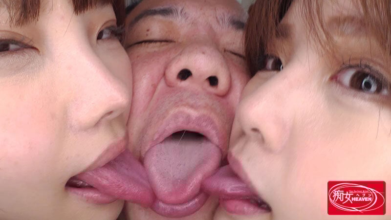 ウチらが唾液たっぷり挟み撃ちベロキスでイカせてアゲルBEST