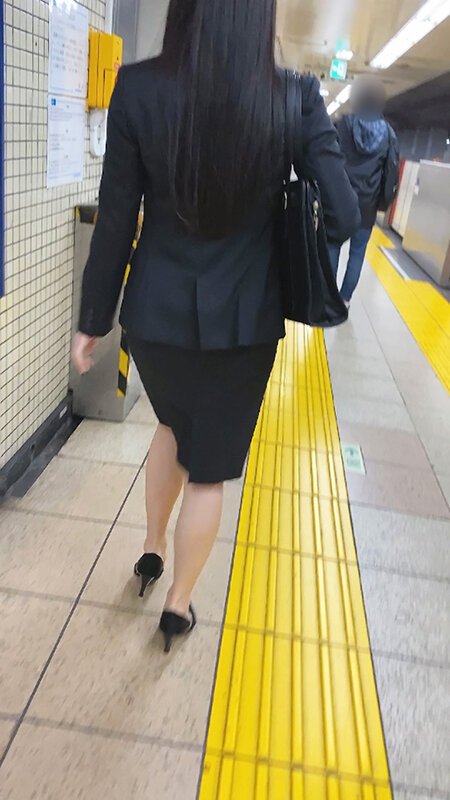 スーツ女子ストーキング記録＃04 ◆派遣会社事務◆A.Sちゃん◆高※寺住み