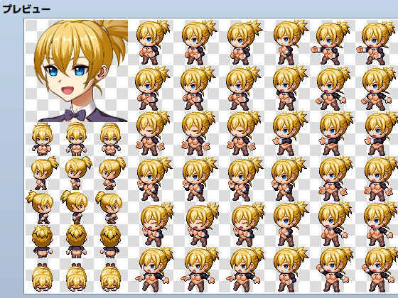 エロRPGに使える！ドット絵ヒロイン素材集