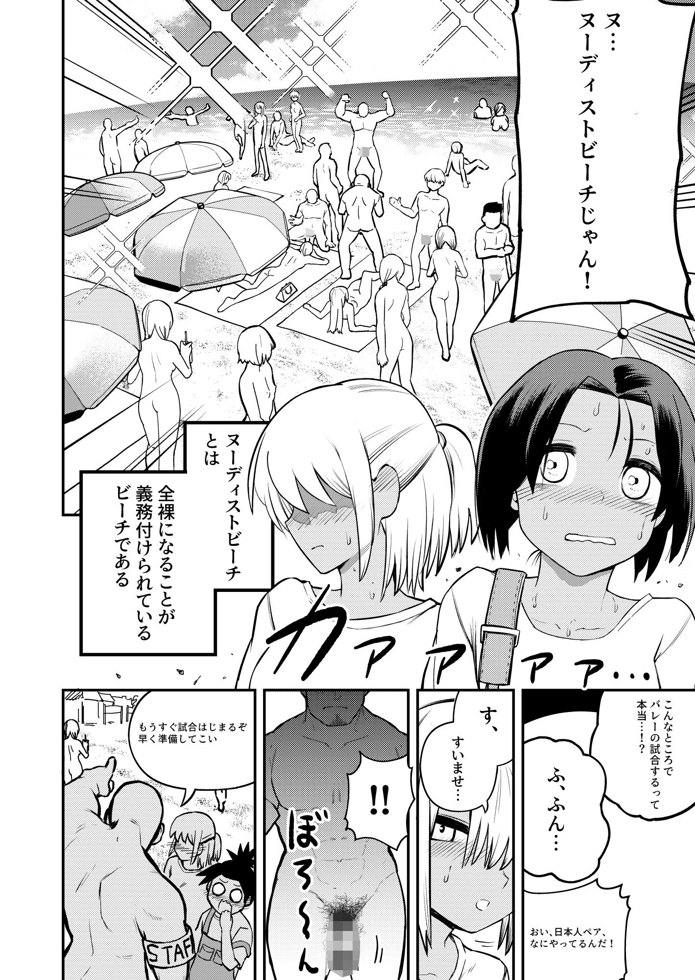 ヌーディストビーチバレー