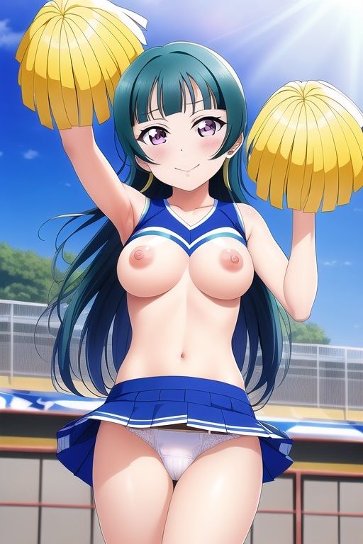 ラ○ライブ！サンシャイン！！CG集 津〇善子 （チア） R-18あり