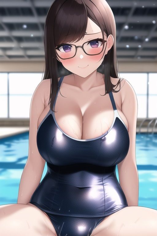 スク水メガネっ娘を強●●EX漬け 1
