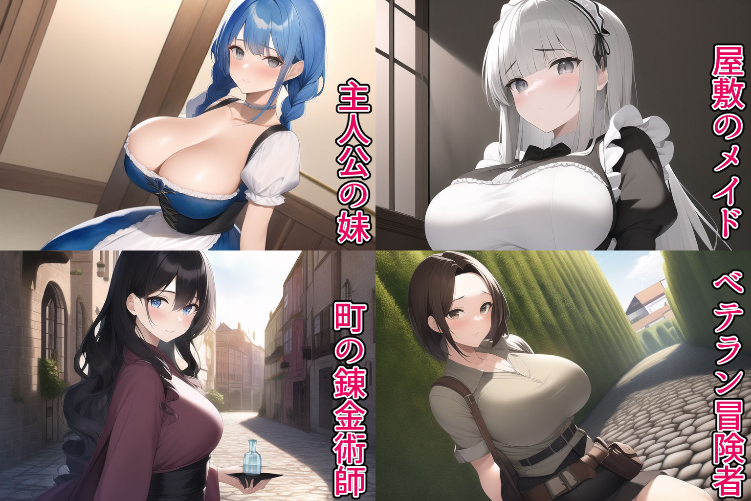 【PC・iOS・Android対応!】NPC姦 RPG世界の女の子達とヤりまくり!
