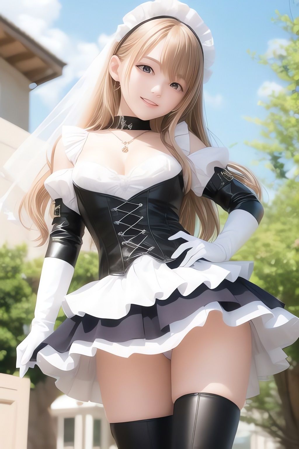 非実在美少女メイドAIイラスト集※リアル9