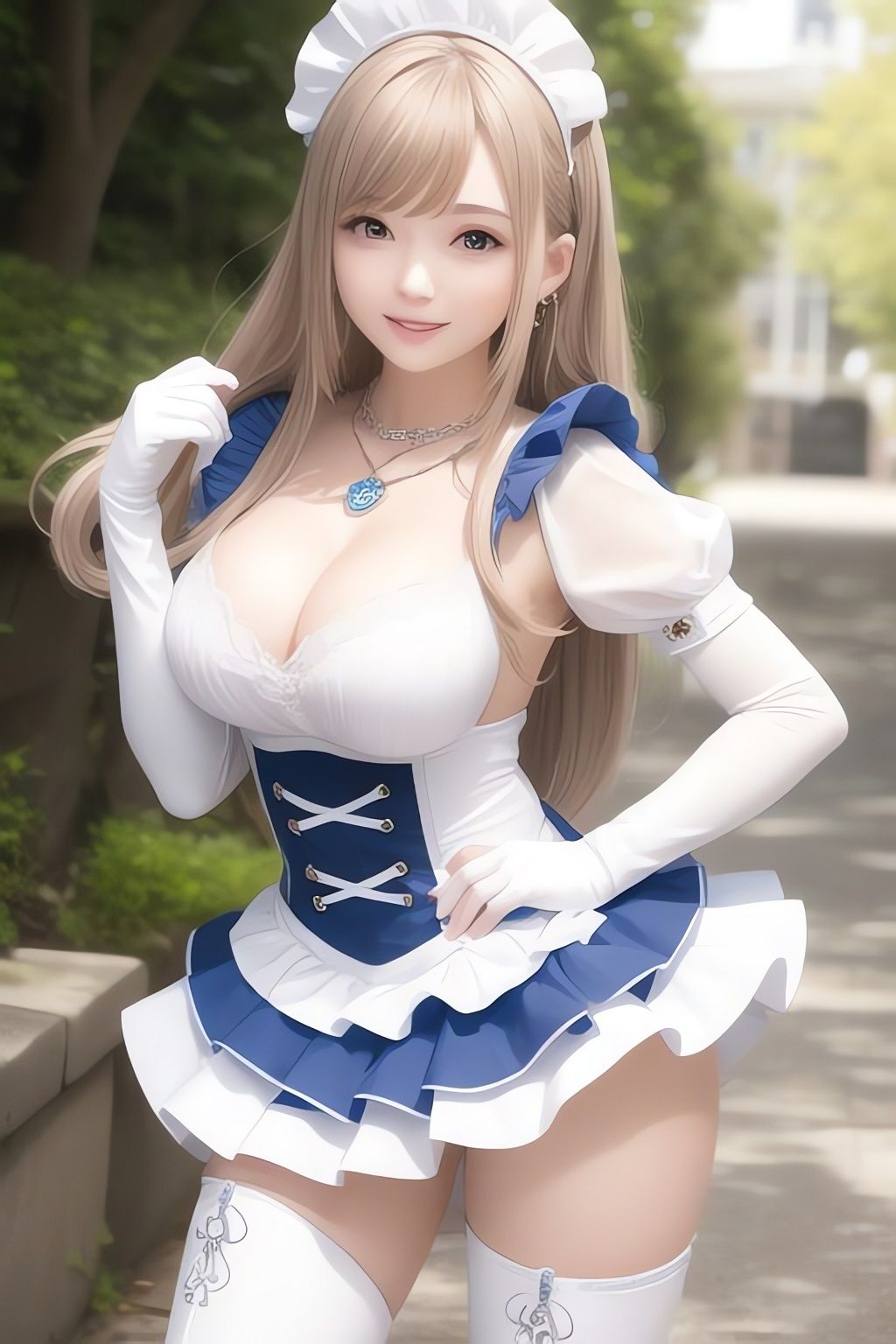 非実在美少女メイドAIイラスト集※リアル10
