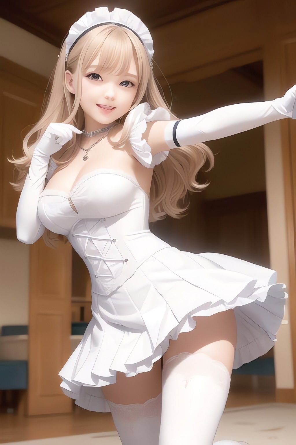 非実在美少女メイドAIイラスト集※リアル10
