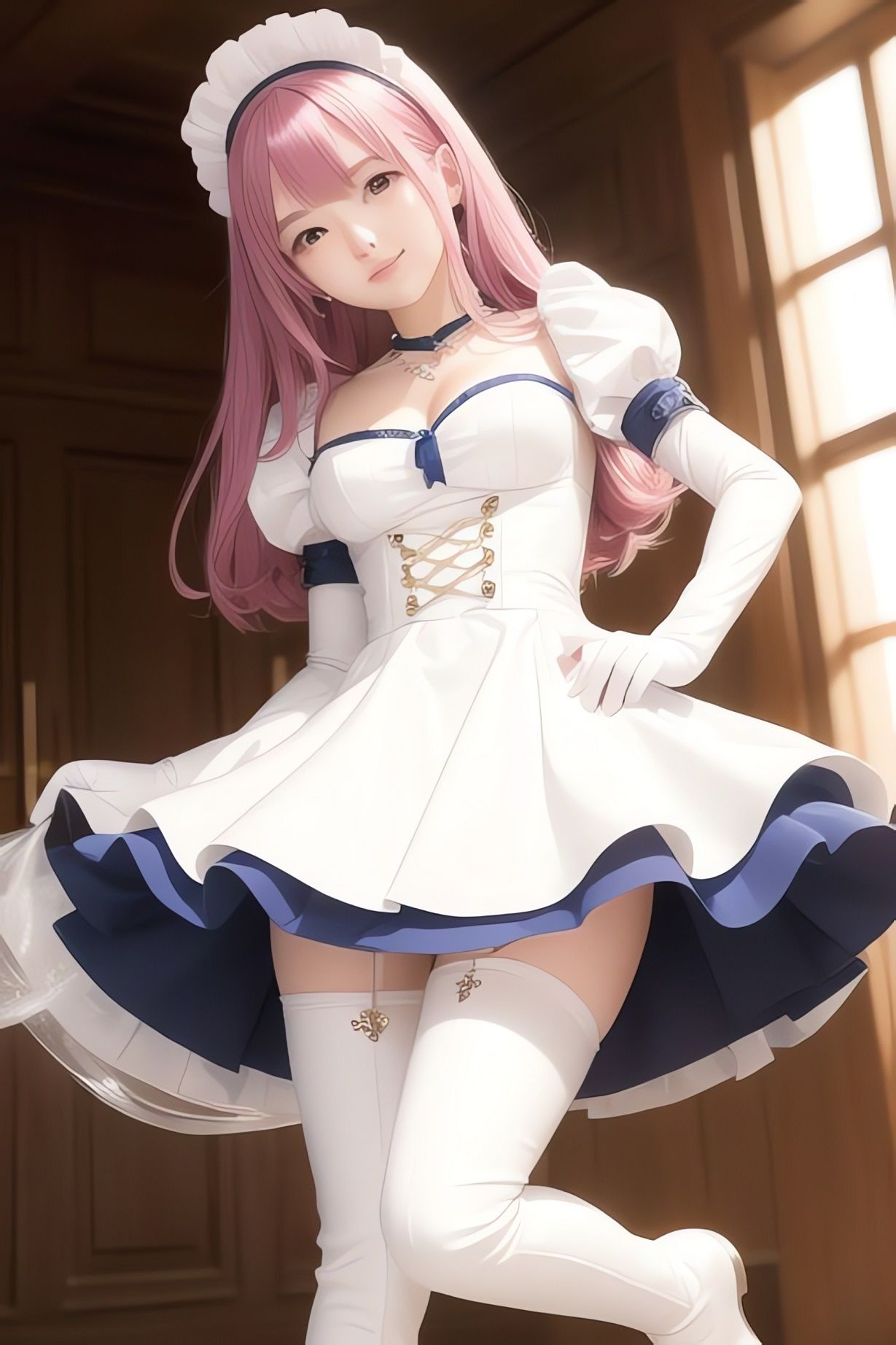 非実在美少女メイドAIイラスト集※リアル10