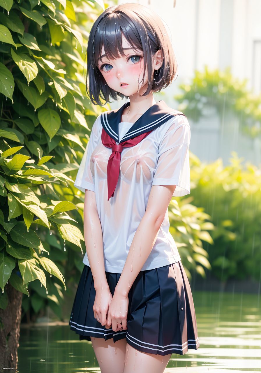 銀髪ショート