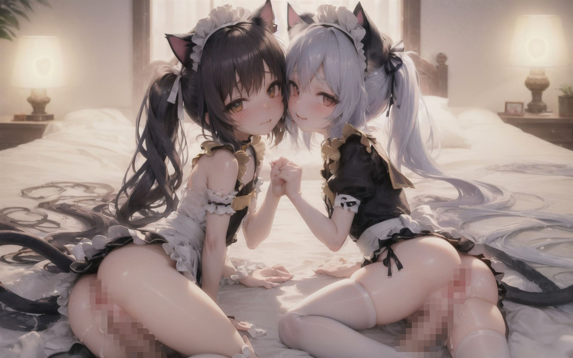 ［1000枚超］〇〇貧乳ねこみみメイドとえっち 本編追加済 fanza版