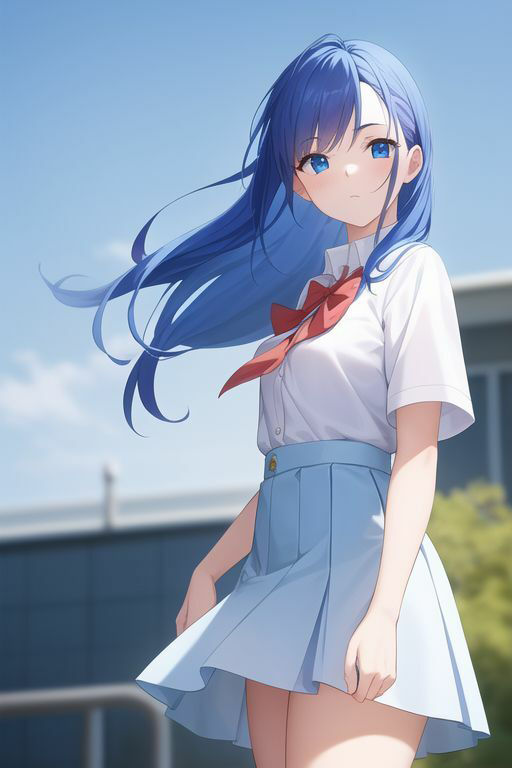 青髪制服乃女立絵集合〜之非淫〜