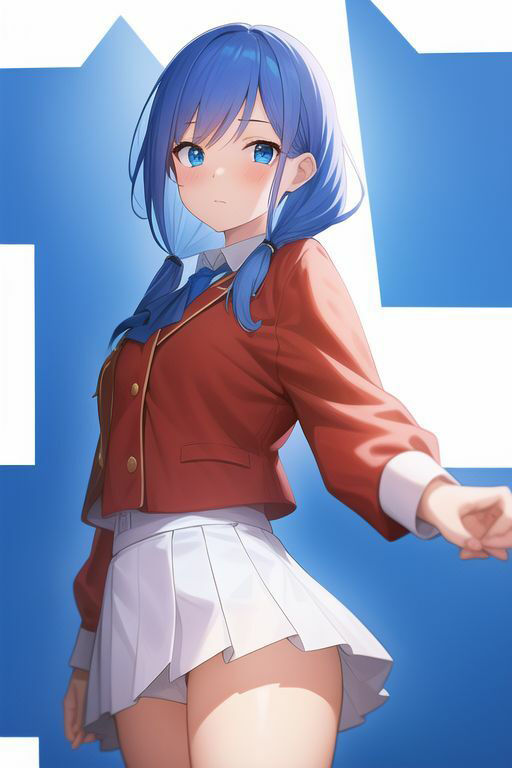 青髪制服乃女立絵集合〜之非淫〜