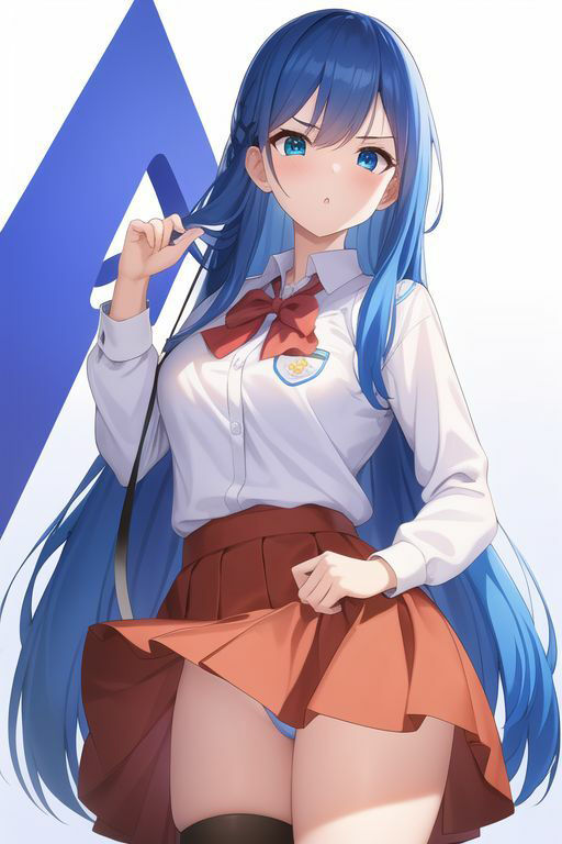 青髪制服乃女立絵集合〜之非淫〜