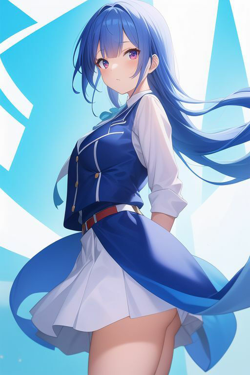 青髪制服乃女立絵集合〜之非淫〜