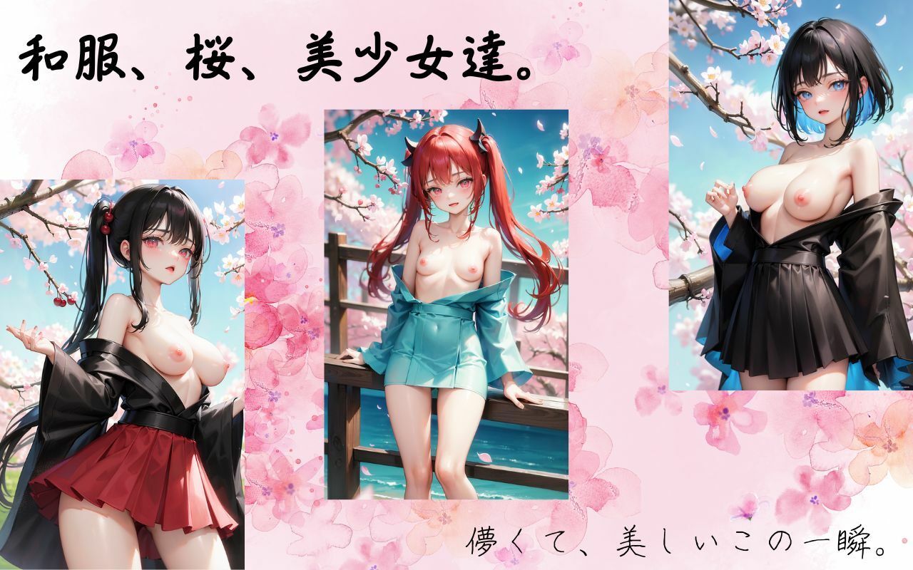 和服+桜+美少女 〜和服美少女写真集〜
