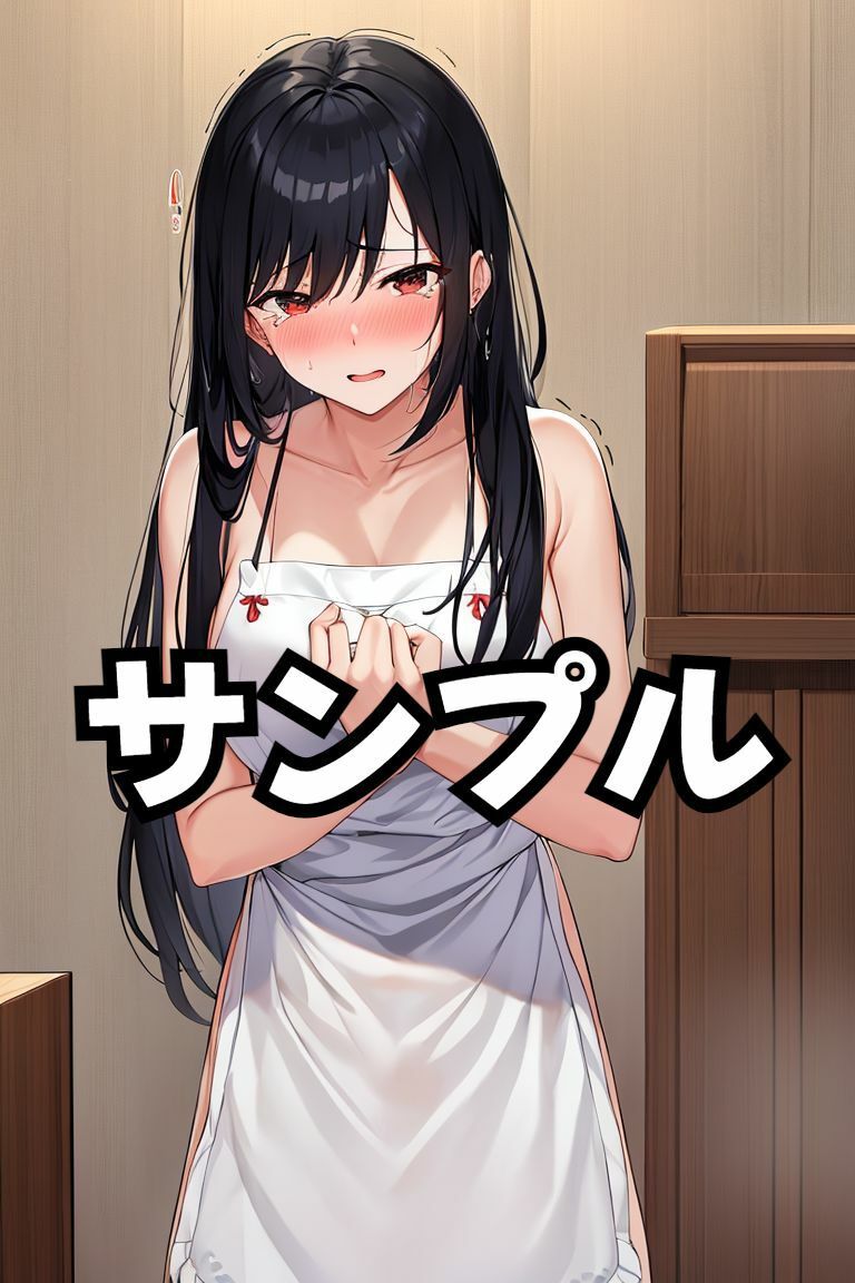 人妻に●エプロンを着させてみた