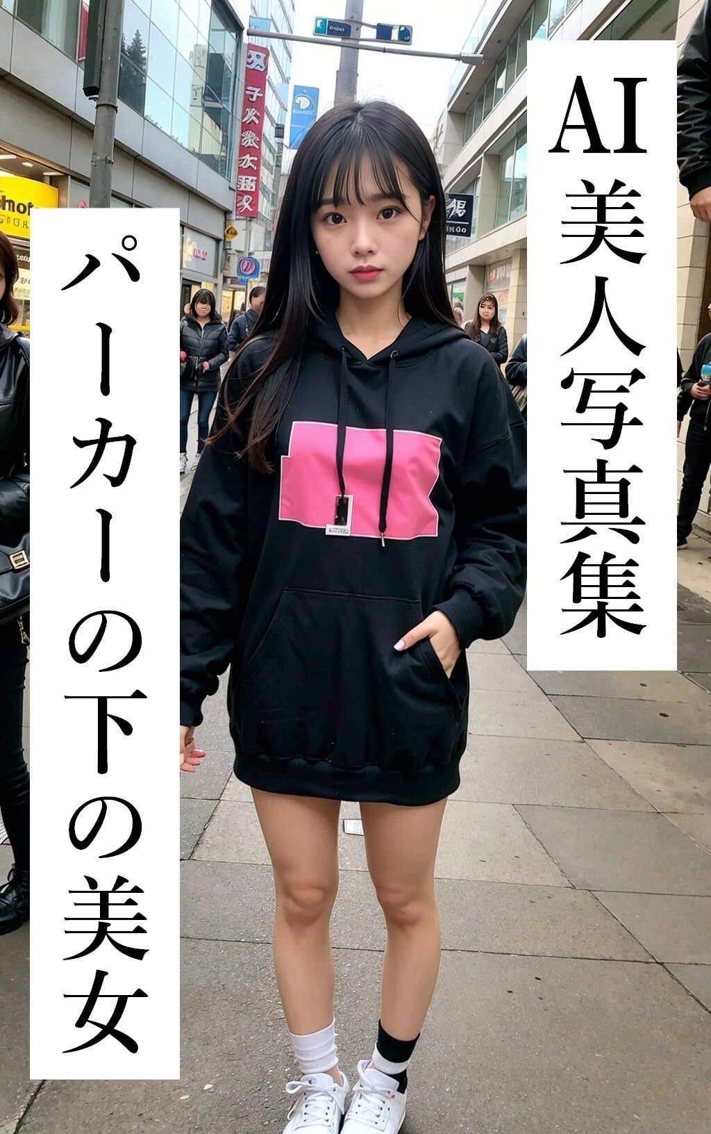 パーカーの下の美女 345枚［AI美人写真集］
