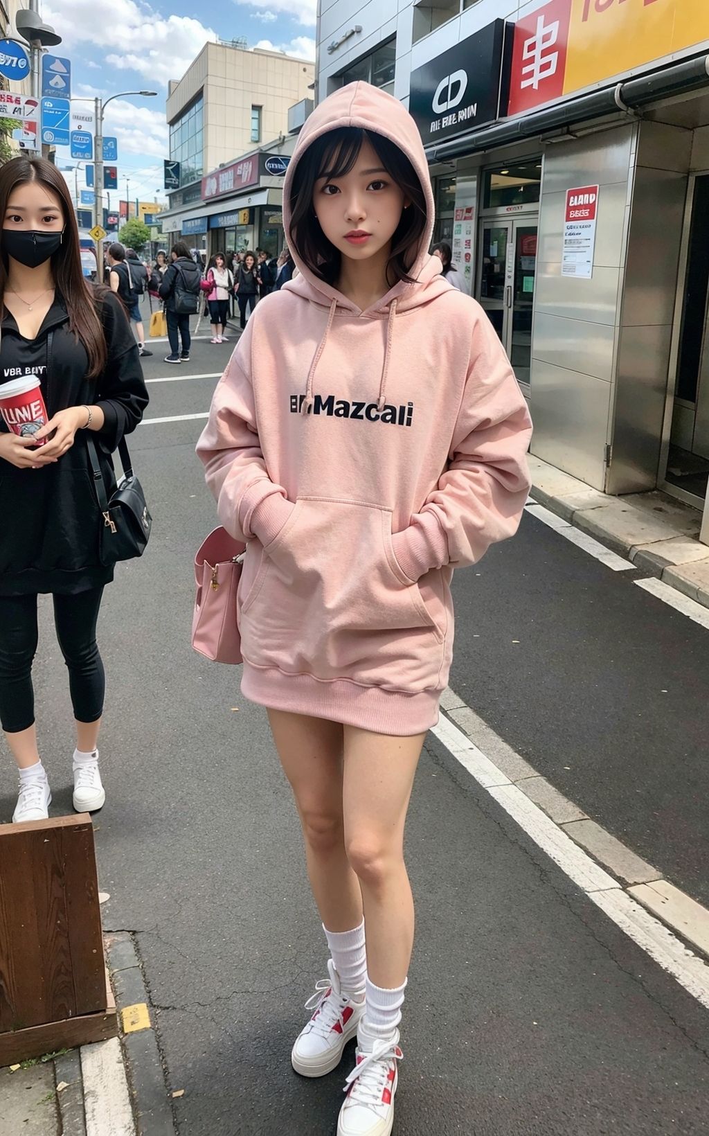 パーカーの下の美女 345枚［AI美人写真集］