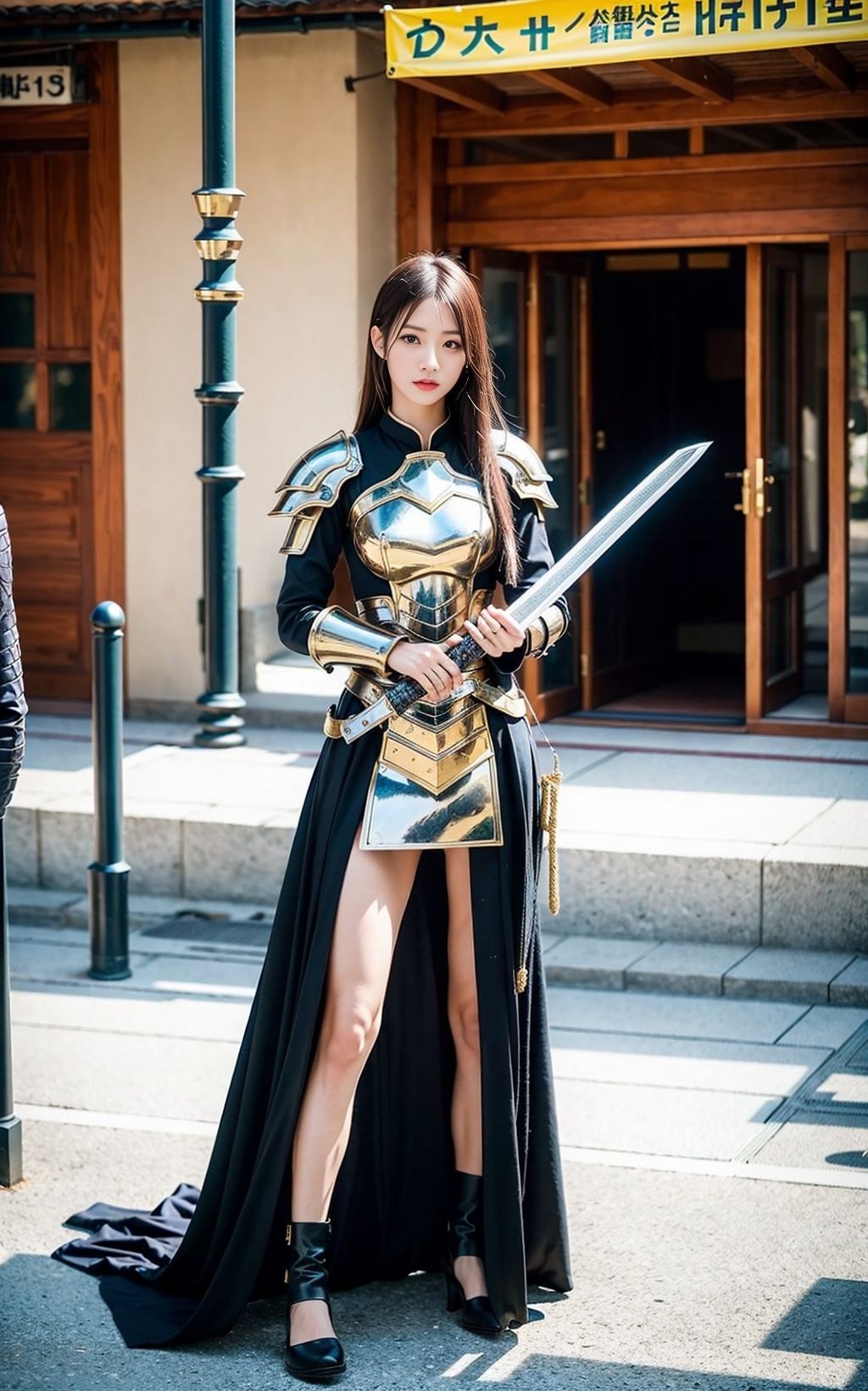 市街の女戦士たち 132枚 ［AI美人写真集］