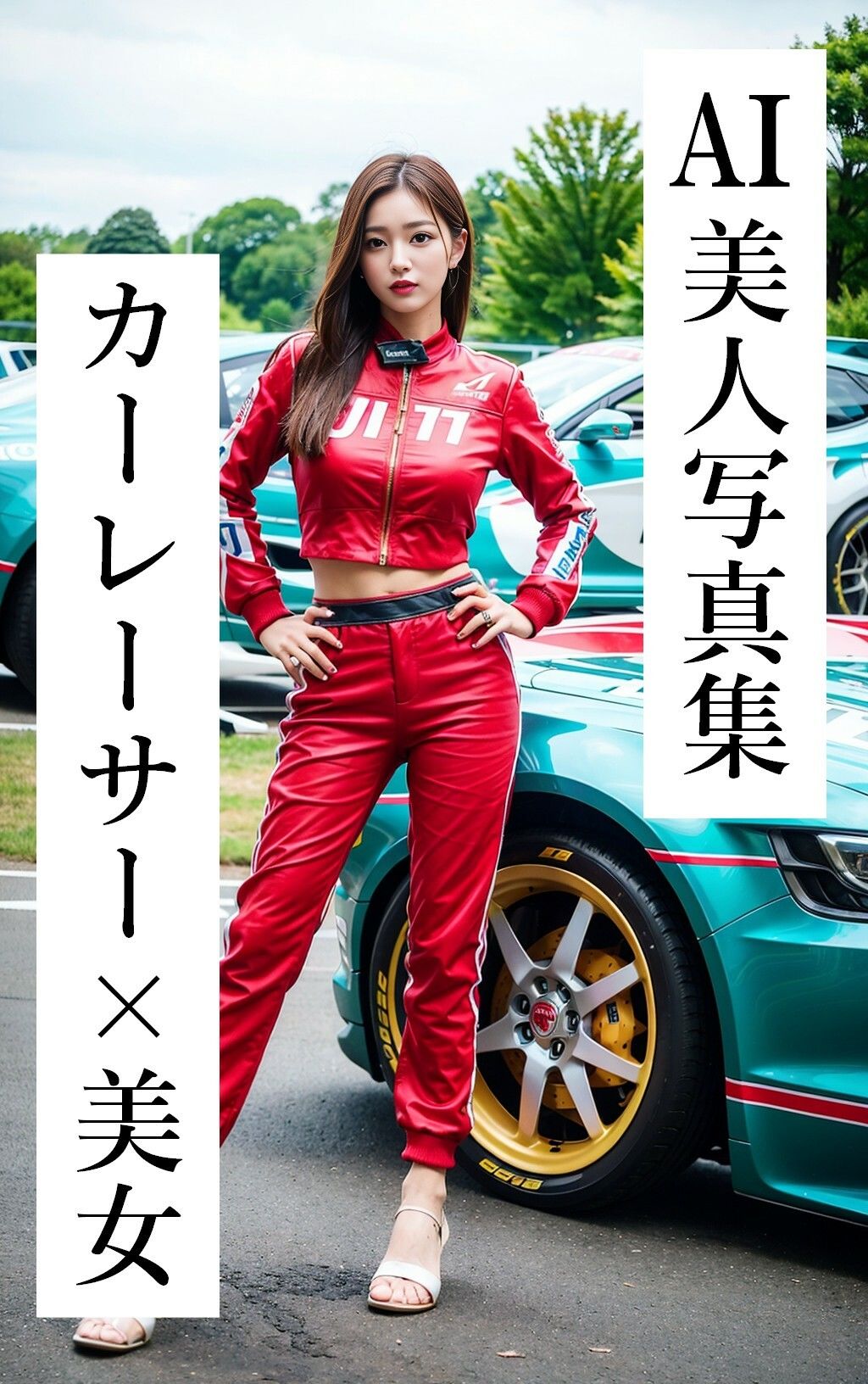 美しき走り姫たち - カーレーサーと美女の融合［AI美人写真集］
