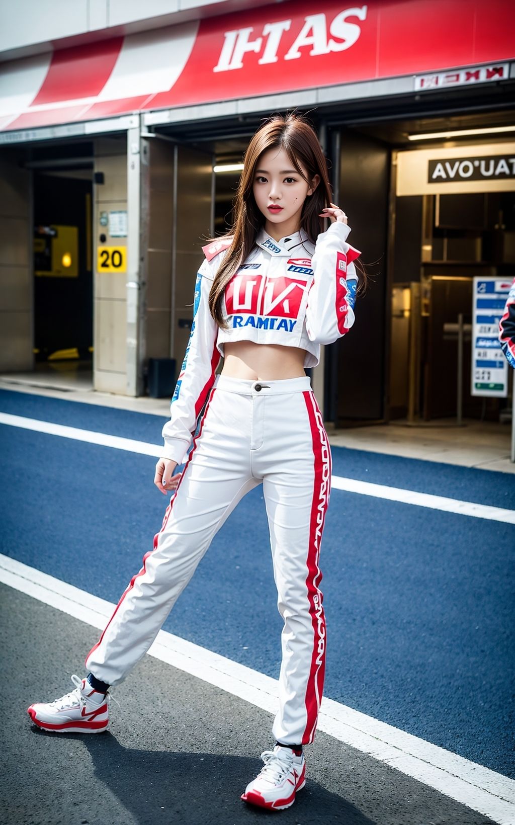 美しき走り姫たち - カーレーサーと美女の融合［AI美人写真集］