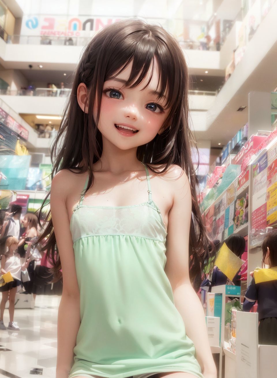 【過激！ショッピングモールのメス〇キ】