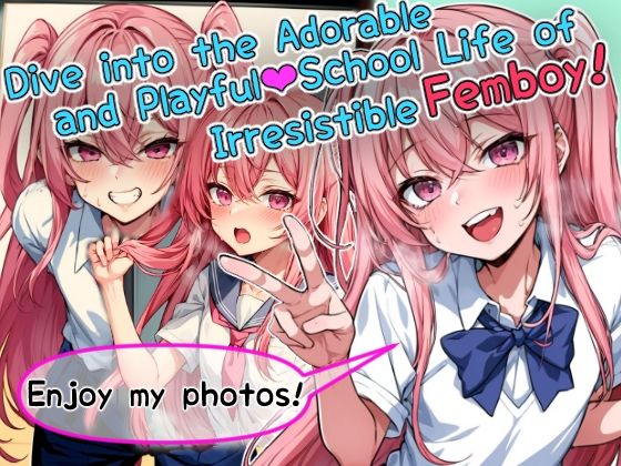 男の娘グラビアCG集 vol.1〜ピンク髪のツインテール男子 雛元いつき君 編〜