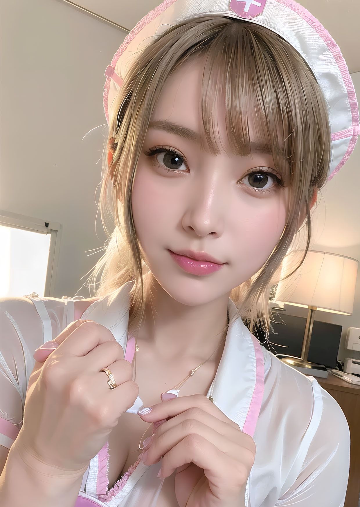 美人看護師、秘密のルーチン エロキュートナース編