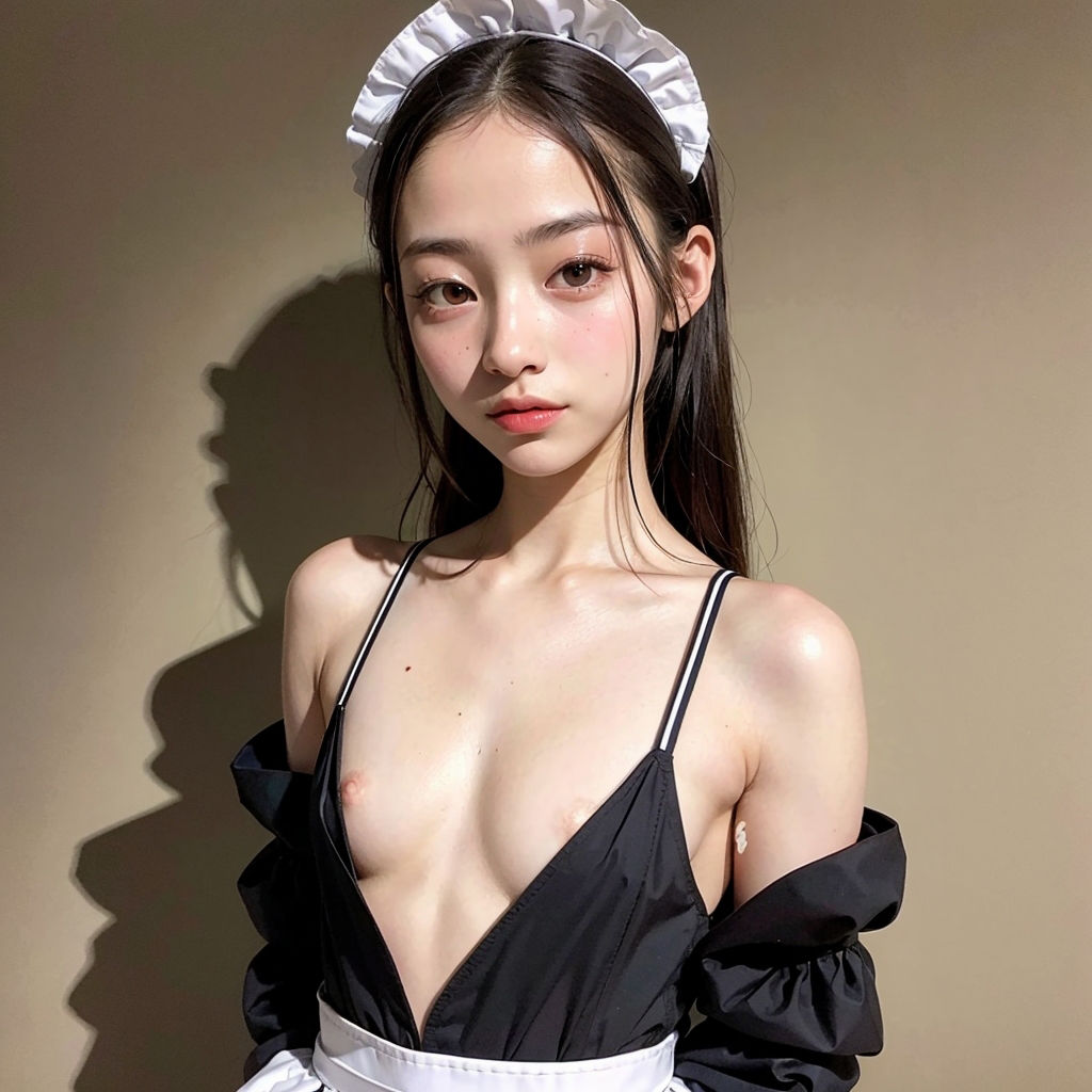 えっちなメイドさんコスプレ