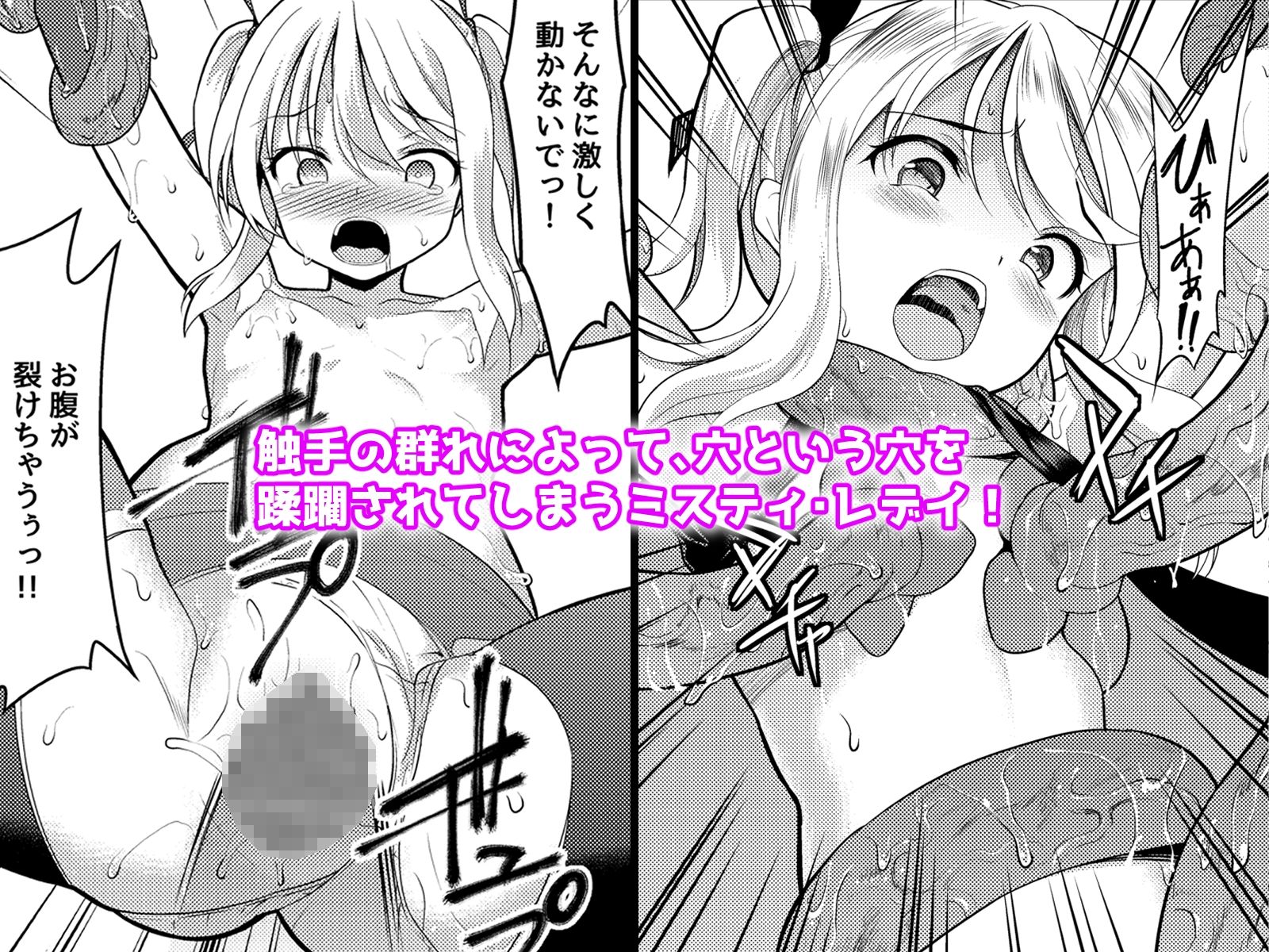 怪盗少女ミスティ・レディ 〜無垢な変身ヒロインは触手と民衆に堕とされる〜