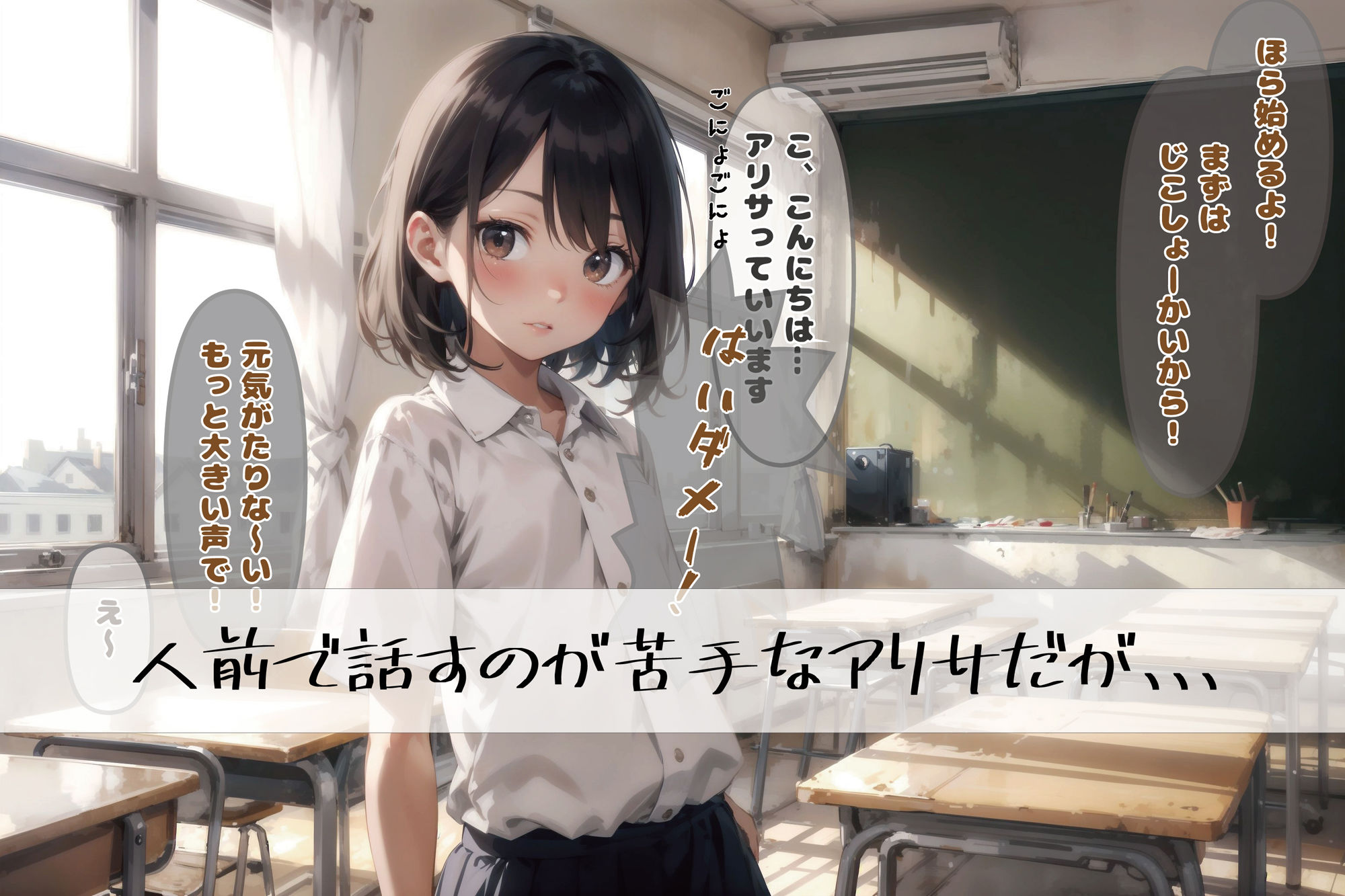 配信する少女たち Vol.1 アリサの配信準備編