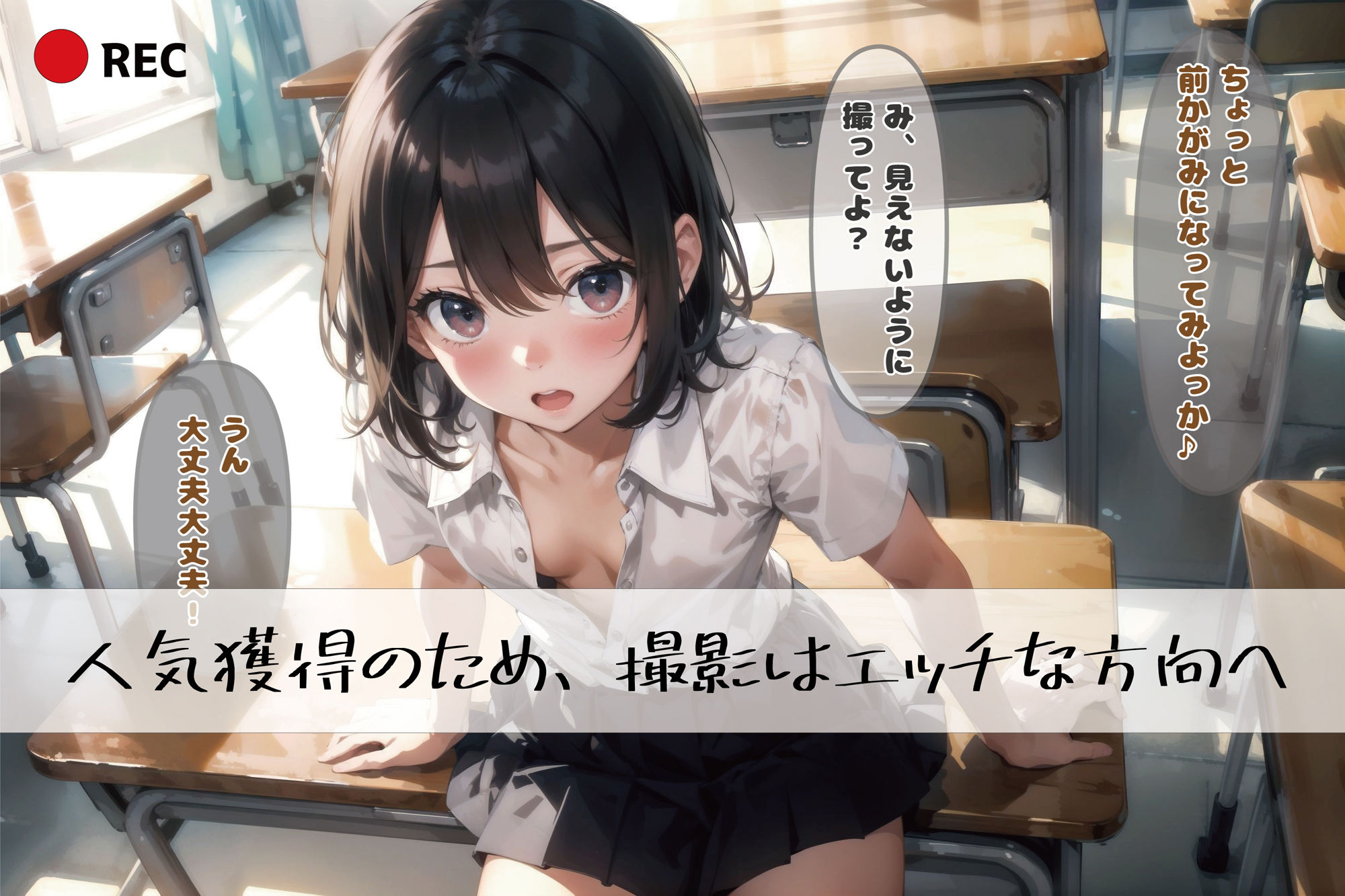 配信する少女たち Vol.1 アリサの配信準備編