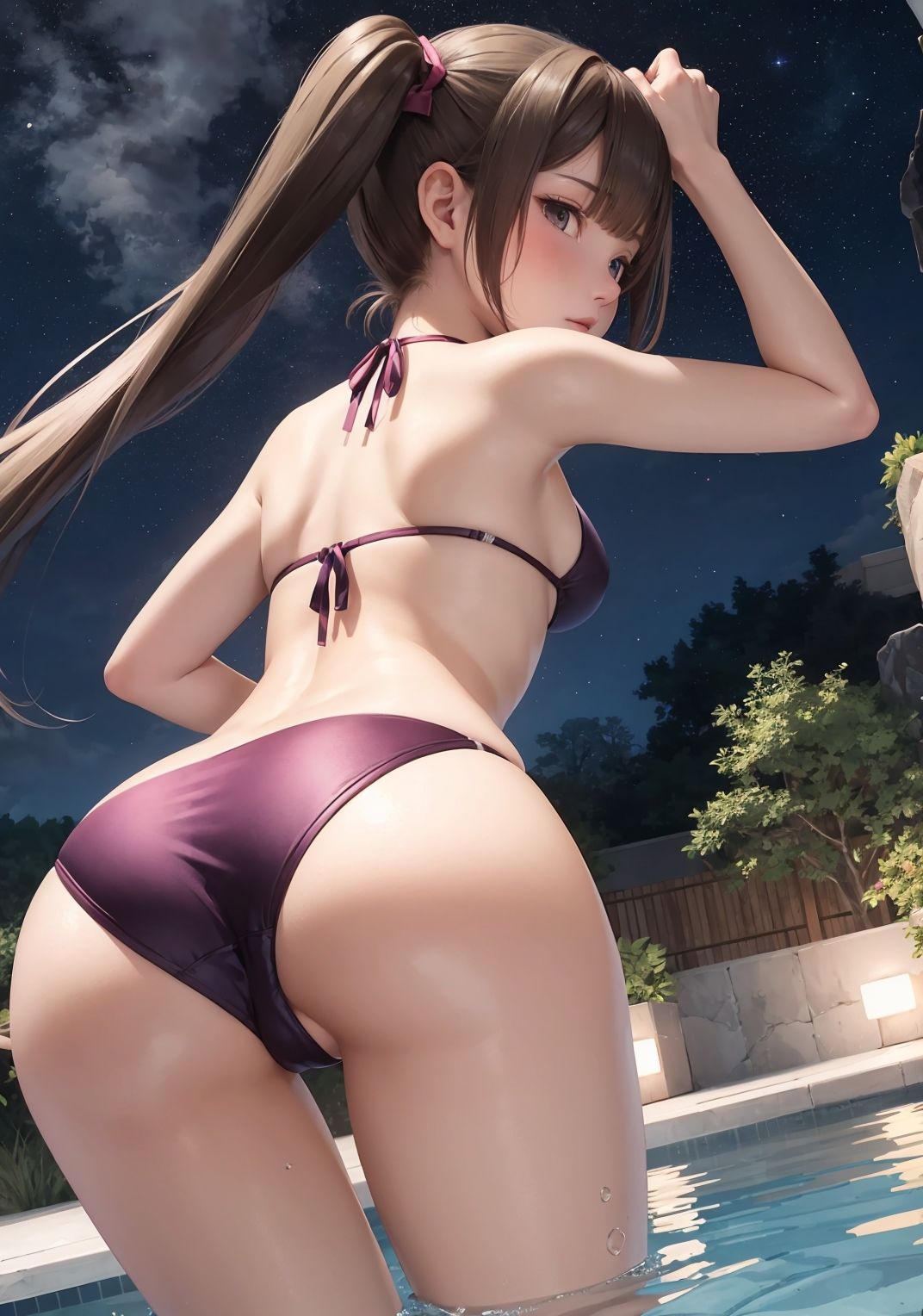 【水着美少女AIイラスト集】AI SWIMSUIT MODE【PNG176枚/PDF付】