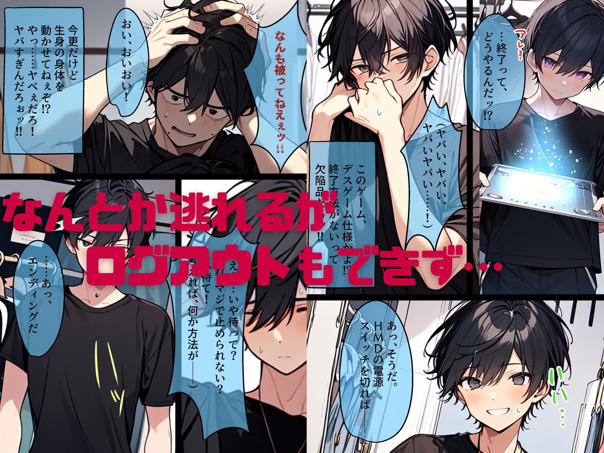 AI GIRL OVERDOSE〜理想のヒロインたちとエッチしまくれるギャルゲーをプレイしていたらVR版βテスターに。大量のヒロインたちに襲われて悶絶してたら真実の愛を見つけて†昇天†絶頂セックス…