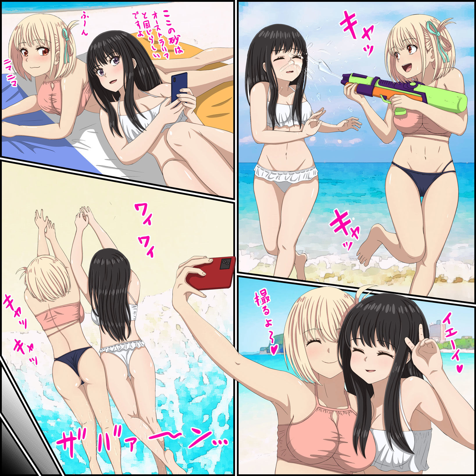 リコリコの「百合な休日」 莉可莉〇’百合的假日 Lycoris Reco〇l’Yuri Holiday’’