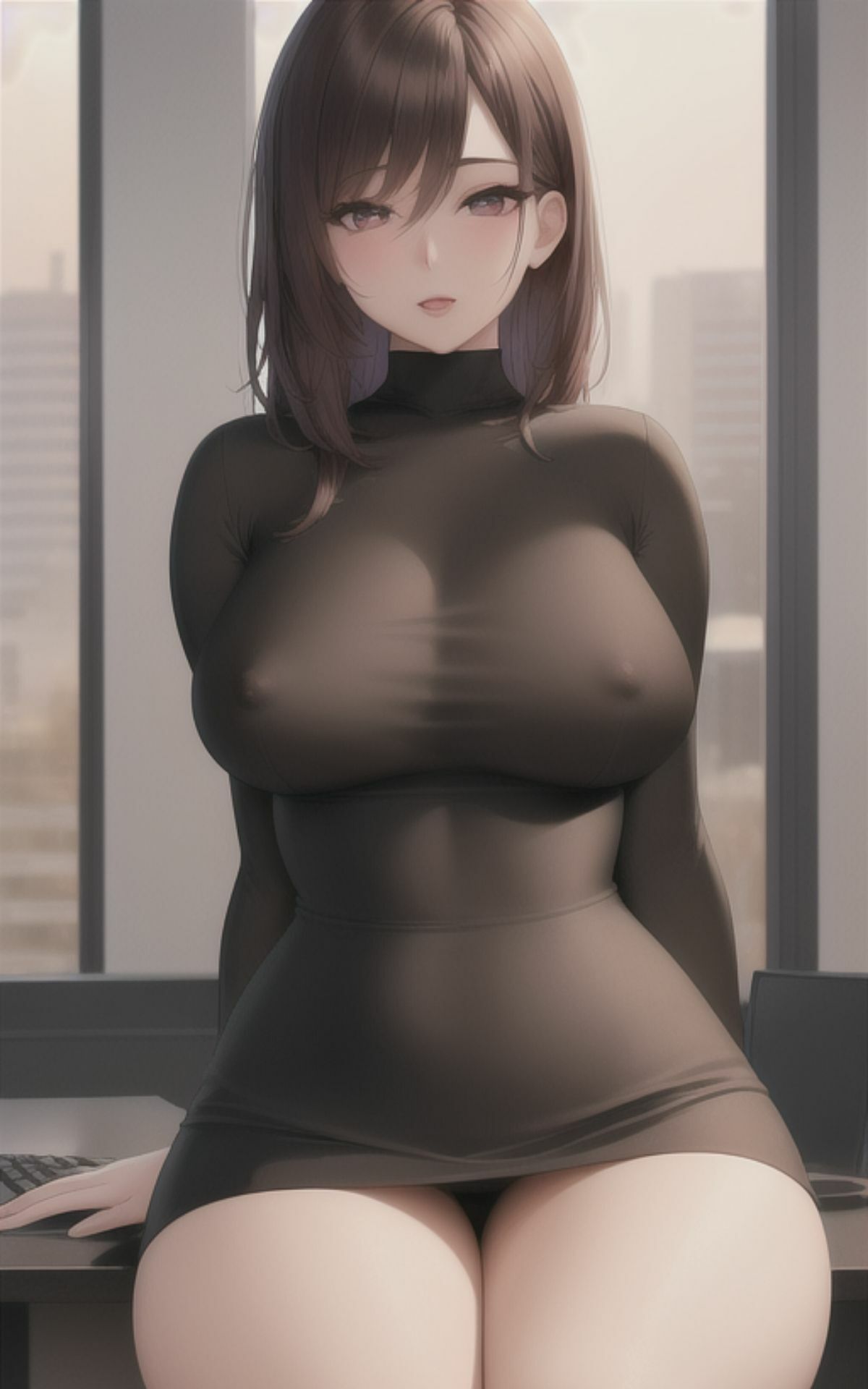 AI美女イラストvol.7えちえちオフィスにようこそ