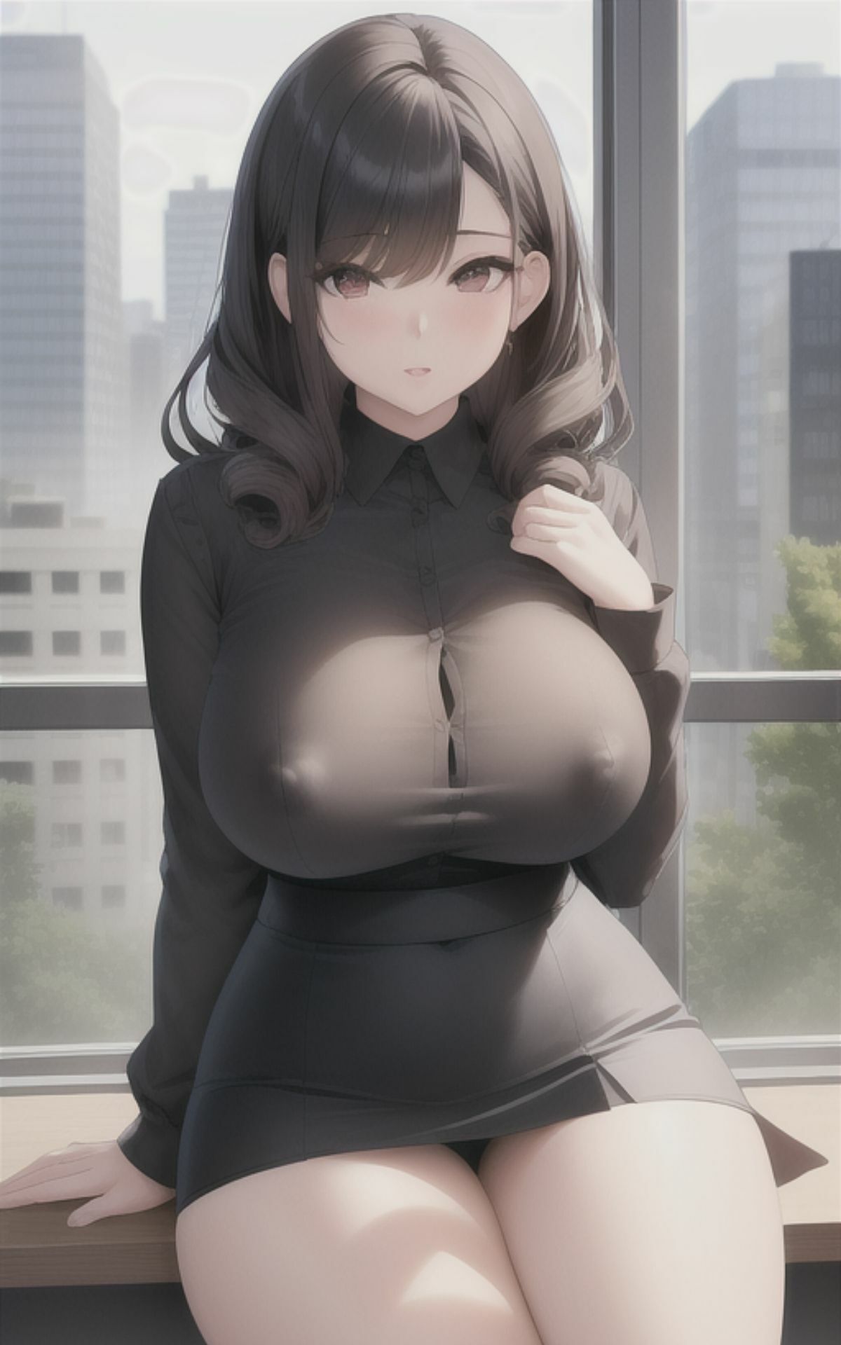 AI美女イラストvol.7えちえちオフィスにようこそ