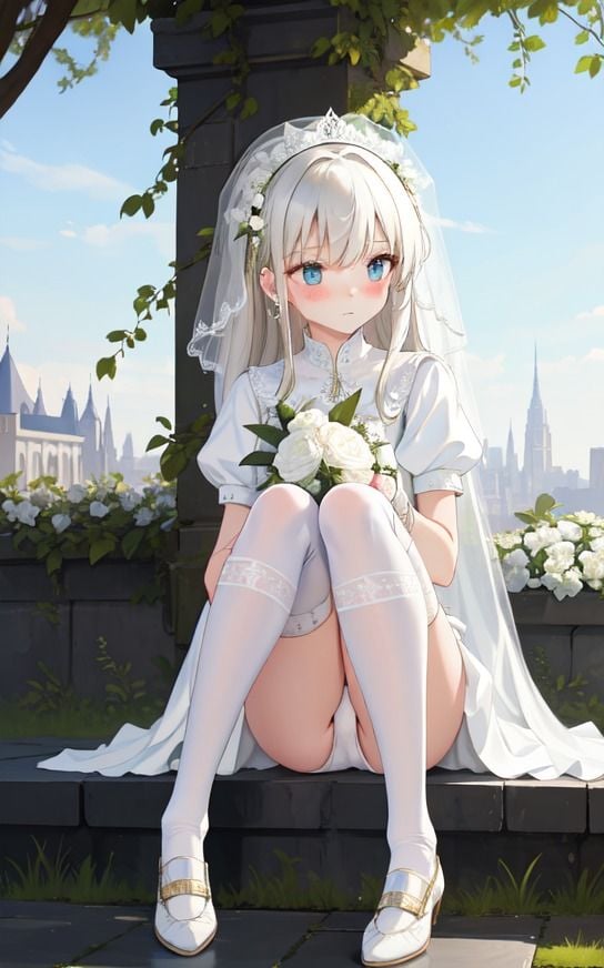 【花嫁のパンチラ】美少女イラスト集【76枚】