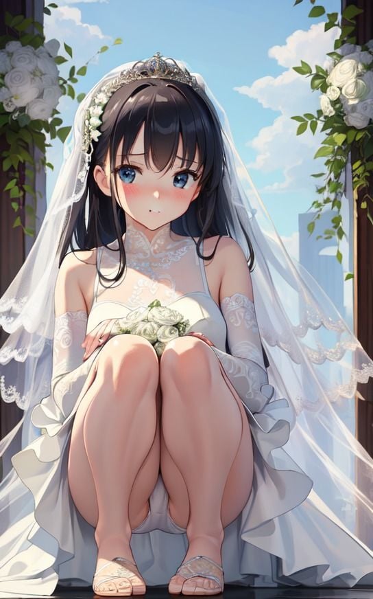 【花嫁のパンチラ】美少女イラスト集【76枚】