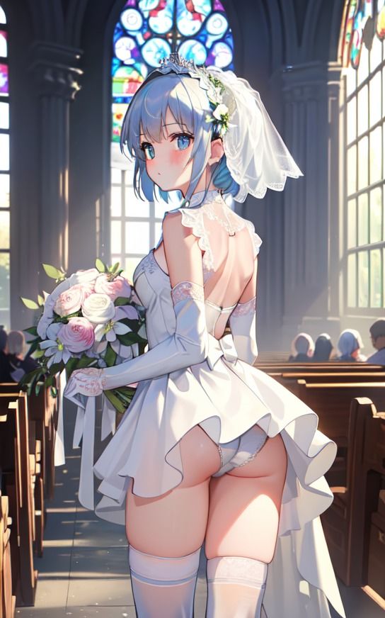 【花嫁のパンチラ】美少女イラスト集【76枚】