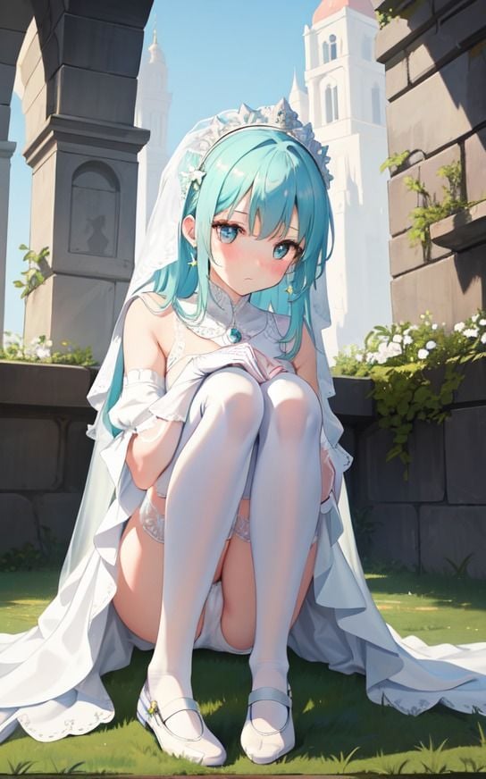 【花嫁のパンチラ】美少女イラスト集【76枚】