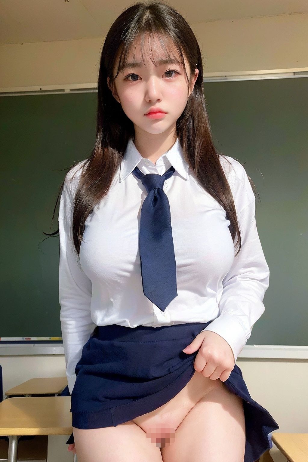 制服女子は嫌いな男と仕方なく