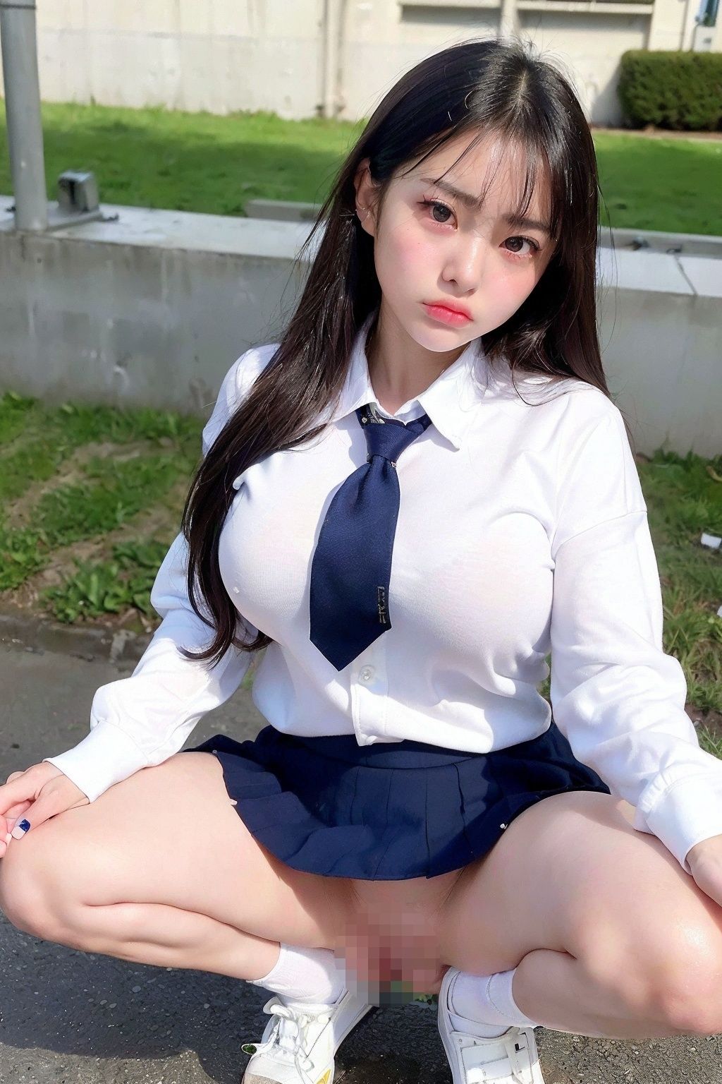 制服女子は嫌いな男と仕方なく