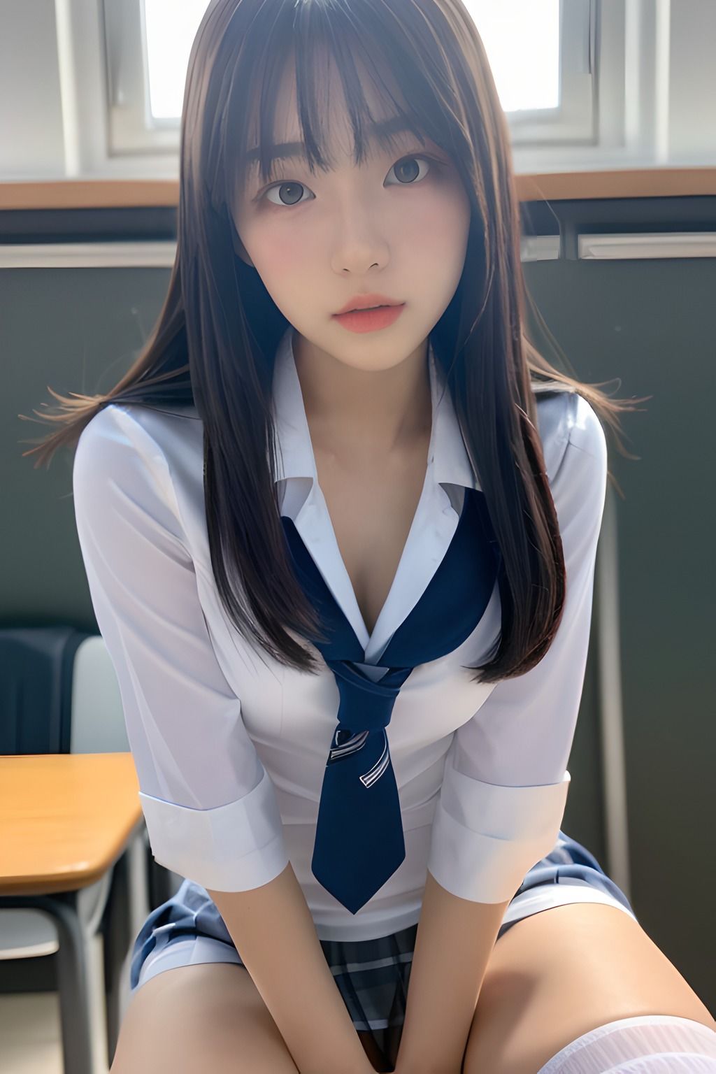 私の生徒たち 絶対領域編 AIグラビア写真集